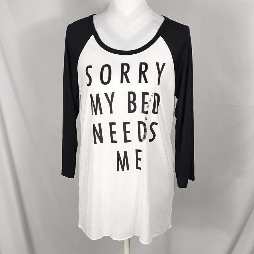 Made Right "Sorry My Bed Needs Me" Woman's Tee